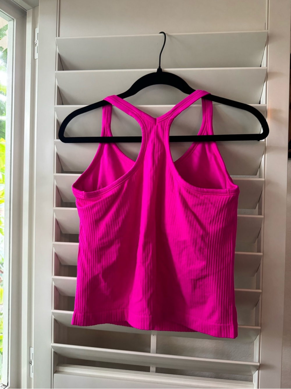 Racerback Ribbed Tank Top - Picture 3 of 3